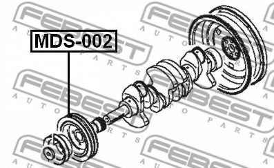 FEBEST MDS-002 Belt Pulley, crankshaft